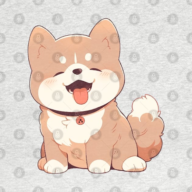 Anime Shiba Inu by ribbitpng